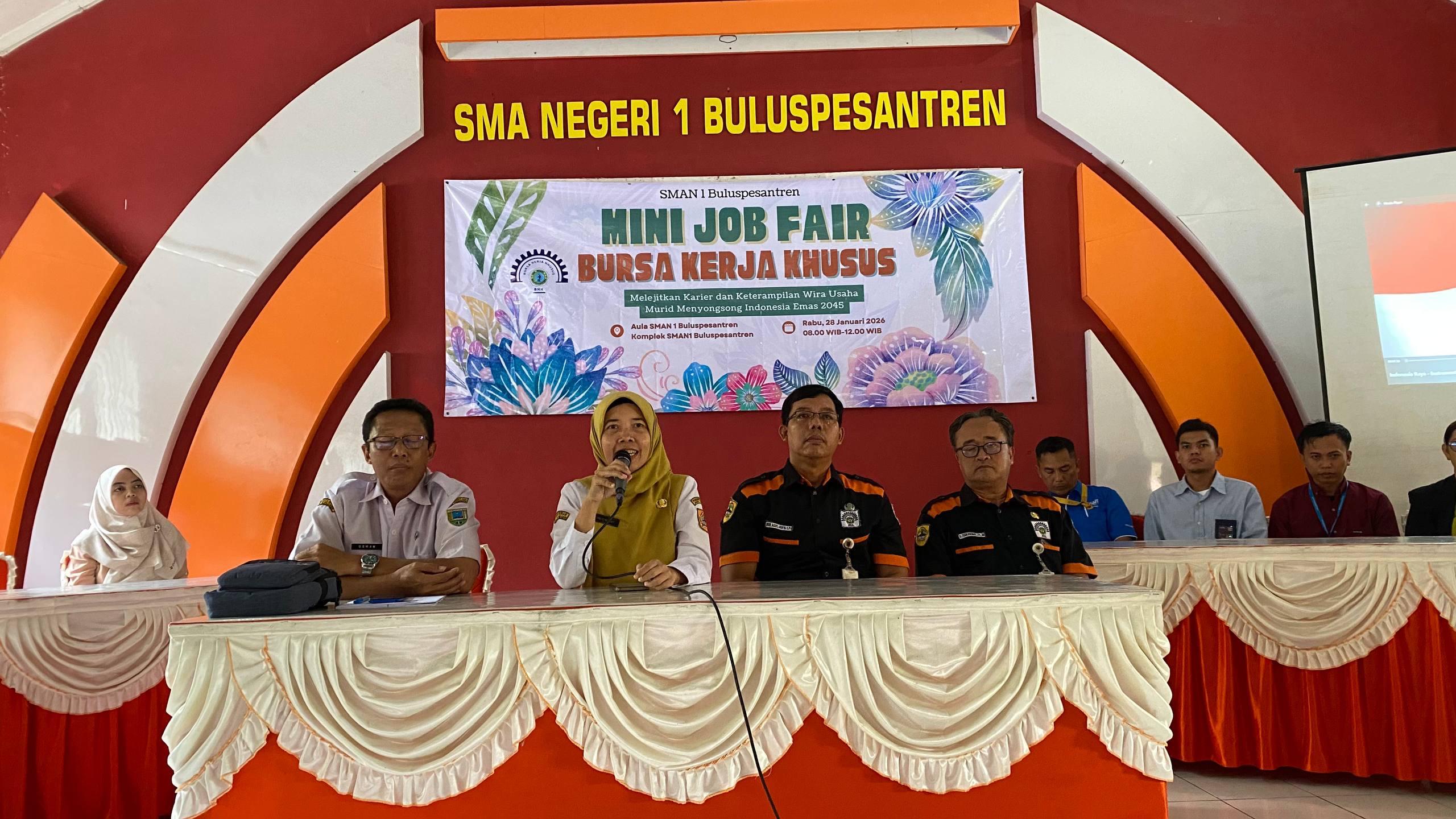 Mini Job Fair BKK SMAN 1 Buluspesantren, Dorong Kesiapan Karier dan Jiwa Wirausaha Siswa