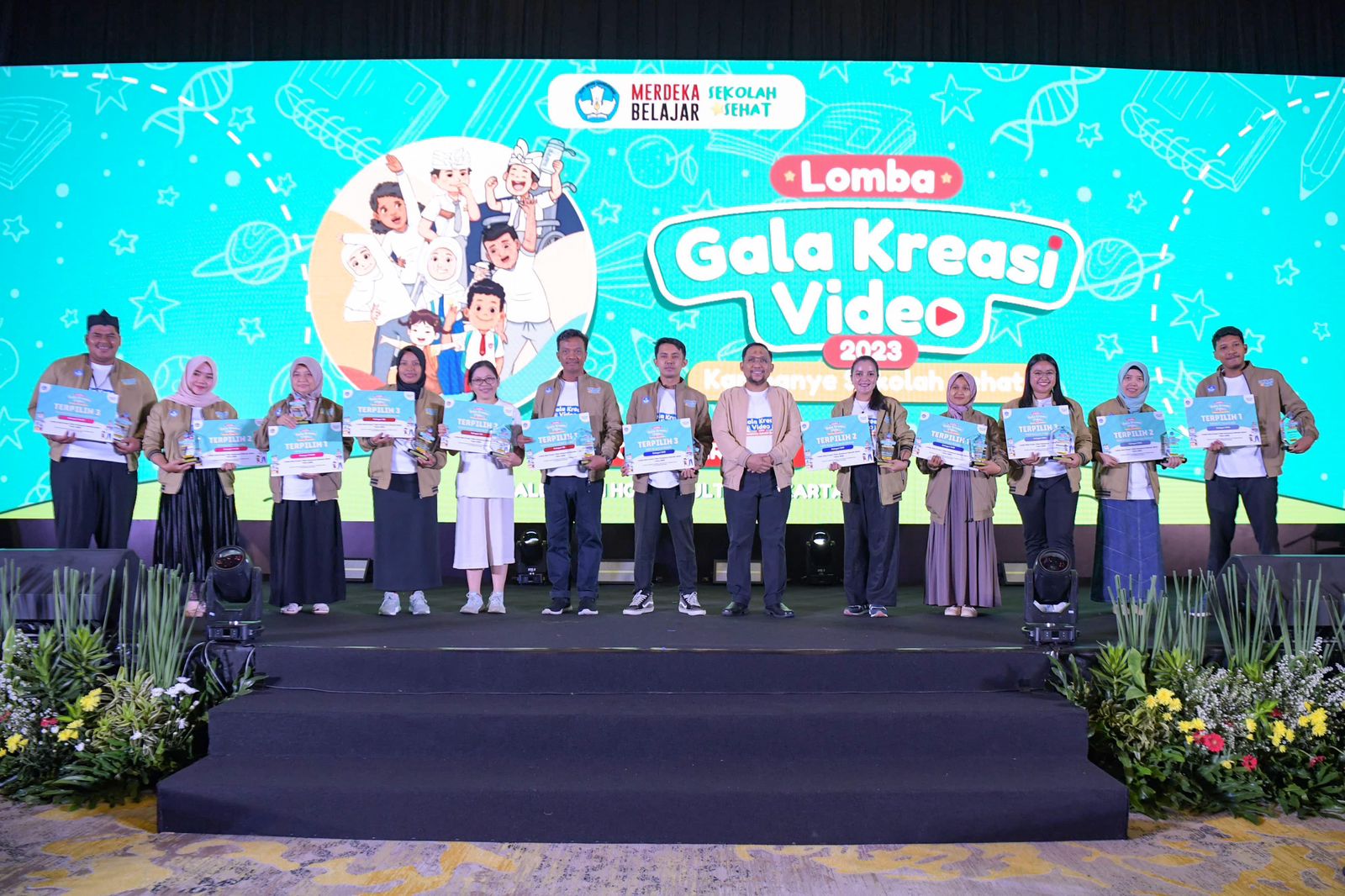 SMAN 1 Buluspesantren Juara 2 Lomba Kreasi Video Kampanye Sekolah Sehat Tingkat Nasional 2023